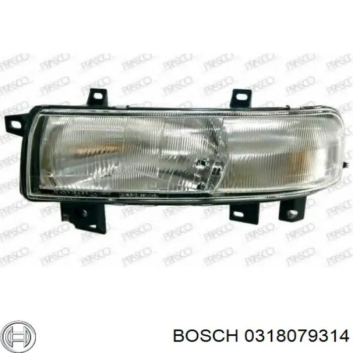 0318079314 Bosch faro derecho