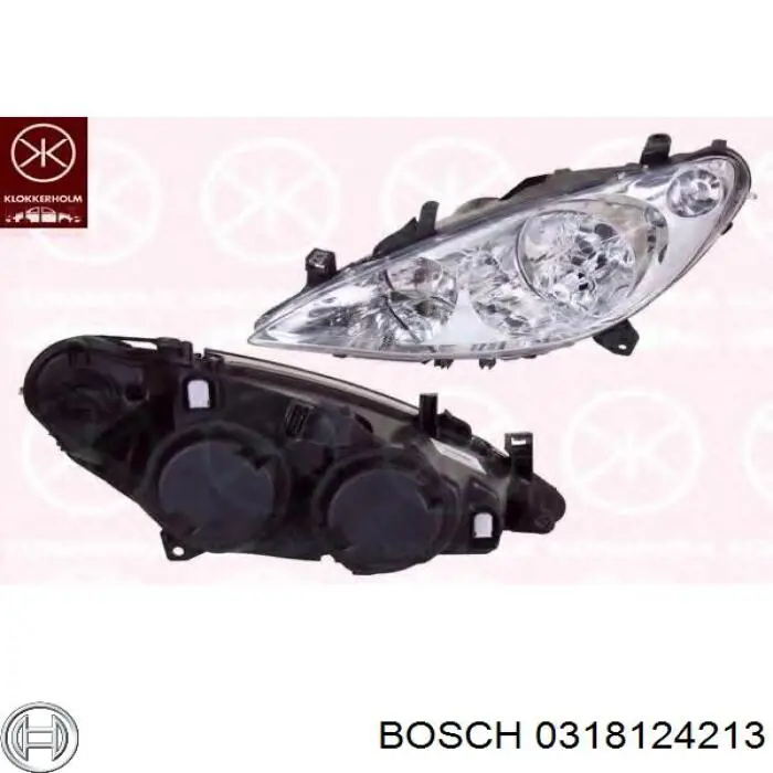 0318124213 Bosch faro izquierdo