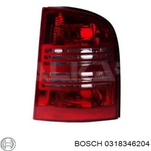 0318346204 Bosch piloto posterior derecho