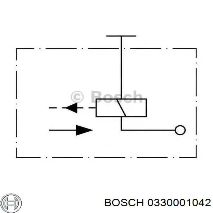 0330001042 Bosch corte, inyección combustible