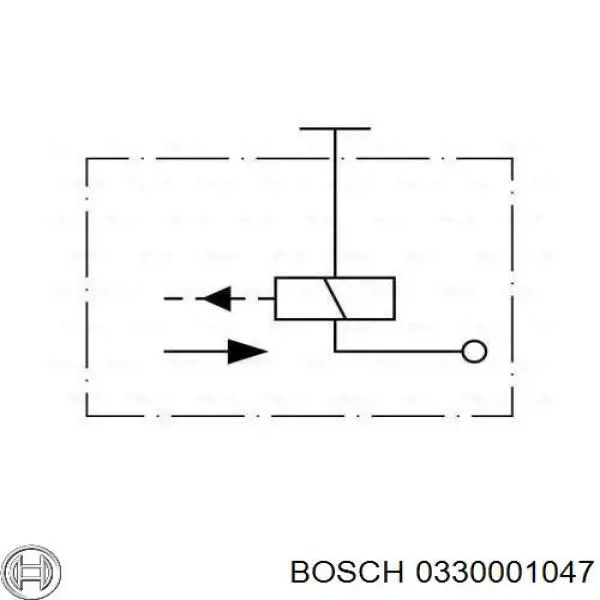 0330001047 Bosch corte, inyección combustible