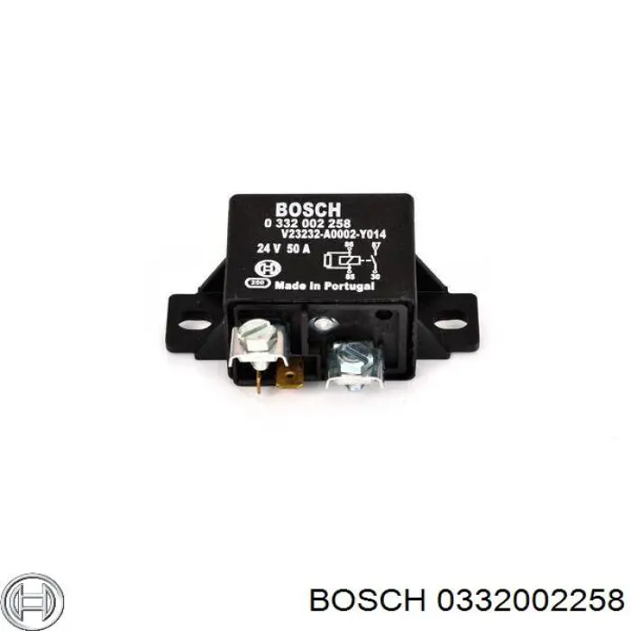 0332002258 Bosch Relé motor de arranque