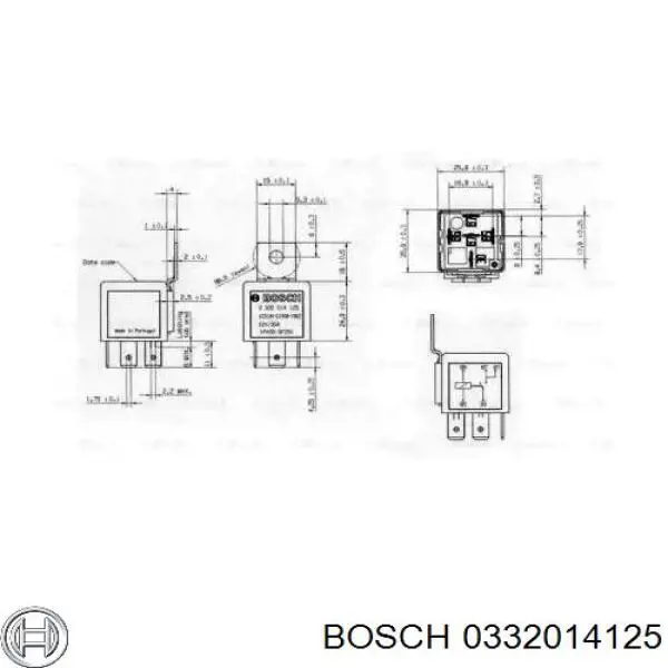 0332014125 Bosch Intermitente de espejo