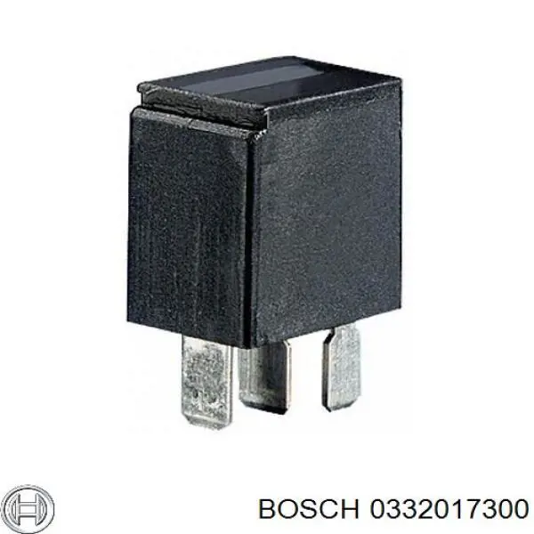 Relé, ventilador de habitáculo Bosch 0332017300