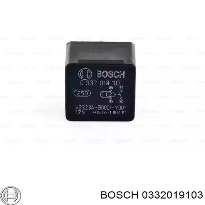 0332019103 Bosch relé, piloto intermitente