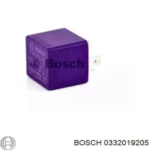 Relé de desempañador de luneta trasera 0332019205 Bosch
