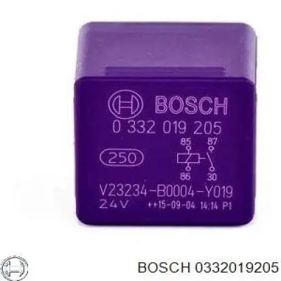 Relé de desempañador de luneta trasera Bosch 0332019205 precio, desde 8,30 EUR