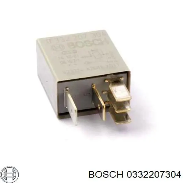 Relé eléctrico multifuncional Bosch 0332207304