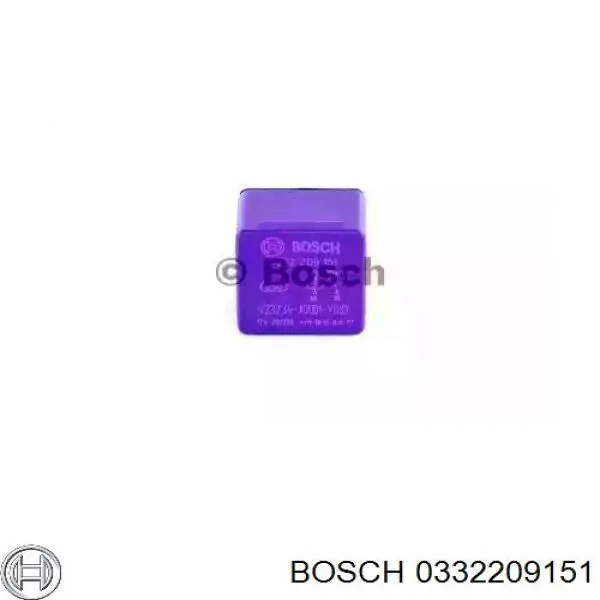 Relé eléctrico multifuncional 0332209151 Bosch