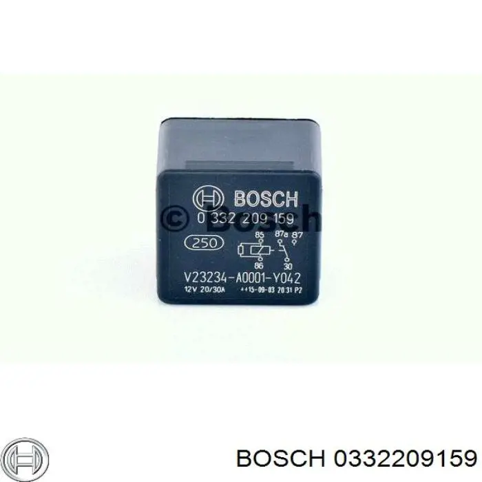 Relé, ventilador de habitáculo Peugeot 206 2A/C