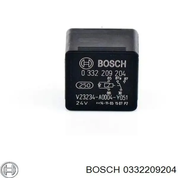 0 332 209 204 Bosch relé, piloto intermitente