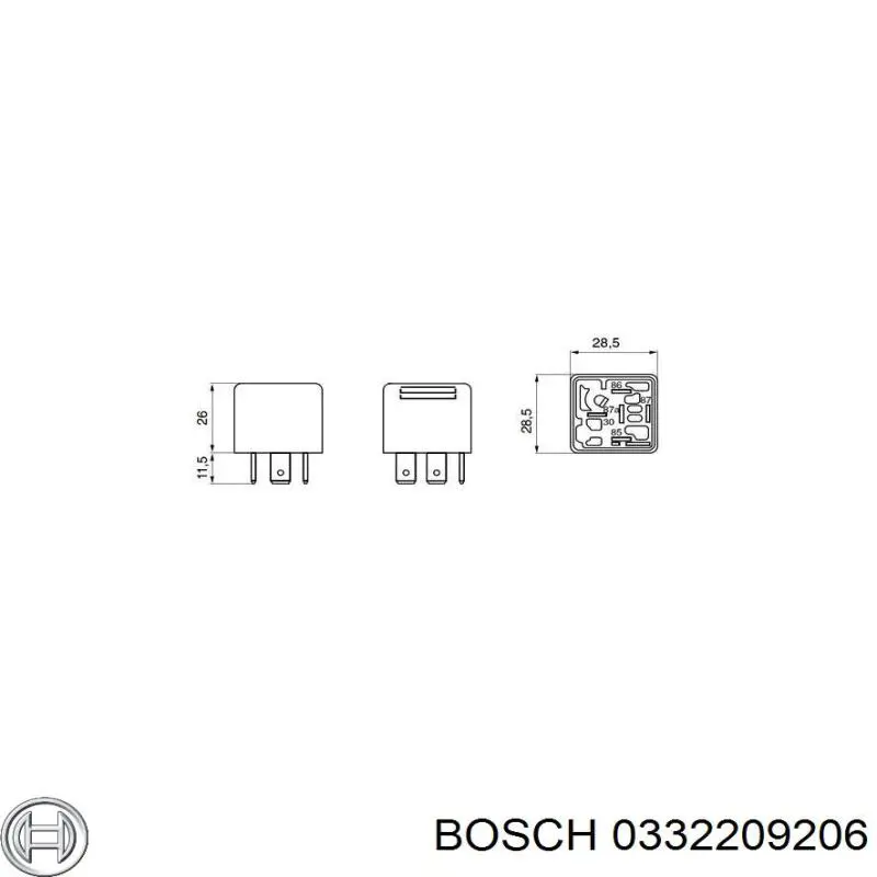 Comprar 0332209206 Bosch Relé de intermitentes