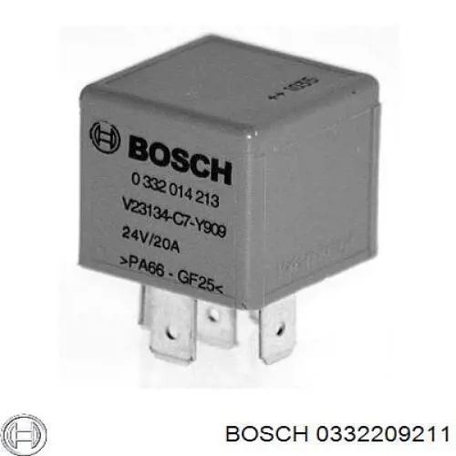 Módulo de intermitentes Bosch 0332209211