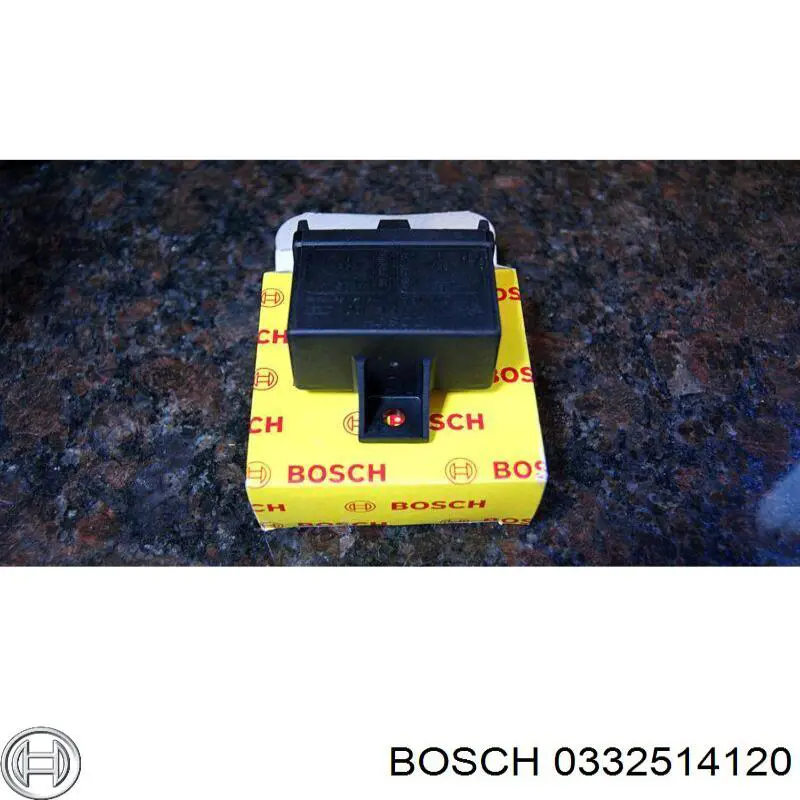 Relé de precalentamiento Bosch 0332514120