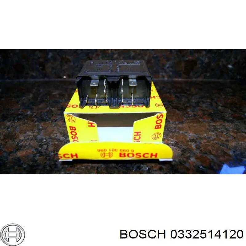 0332514120 Bosch Relé de bujías incandescentes