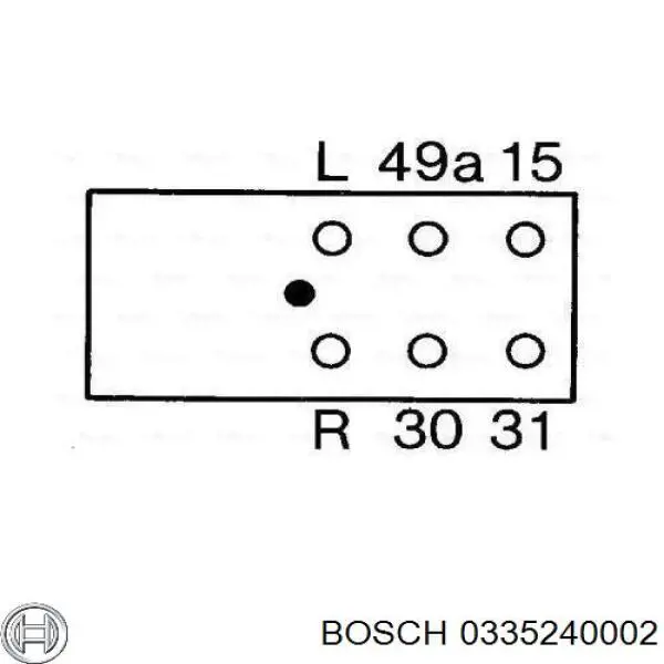 0335240002 Bosch Intermitente de espejo