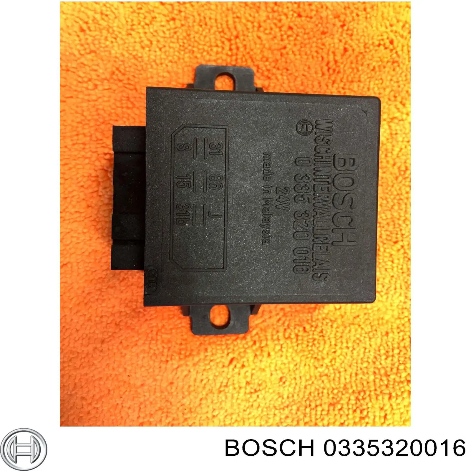 0335320016 Bosch relé de intermitencia del limpiaparabrisas