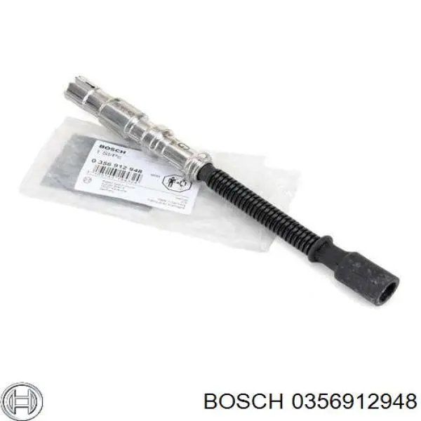 0 356 912 948 Bosch cable de encendido, cilindro №1, 4