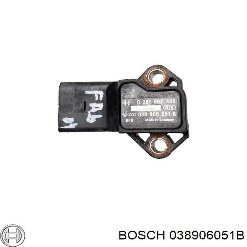 038906051B Bosch sensor de presion de carga (inyeccion de aire turbina)