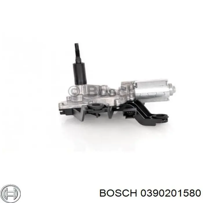 0390201580 Peugeot/Citroen Motor del limpiaparabrisas trasero