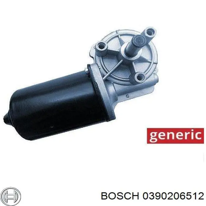 Motor del limpiaparabrisas trasero Bosch 0390206512 precio, desde 81,31 EUR