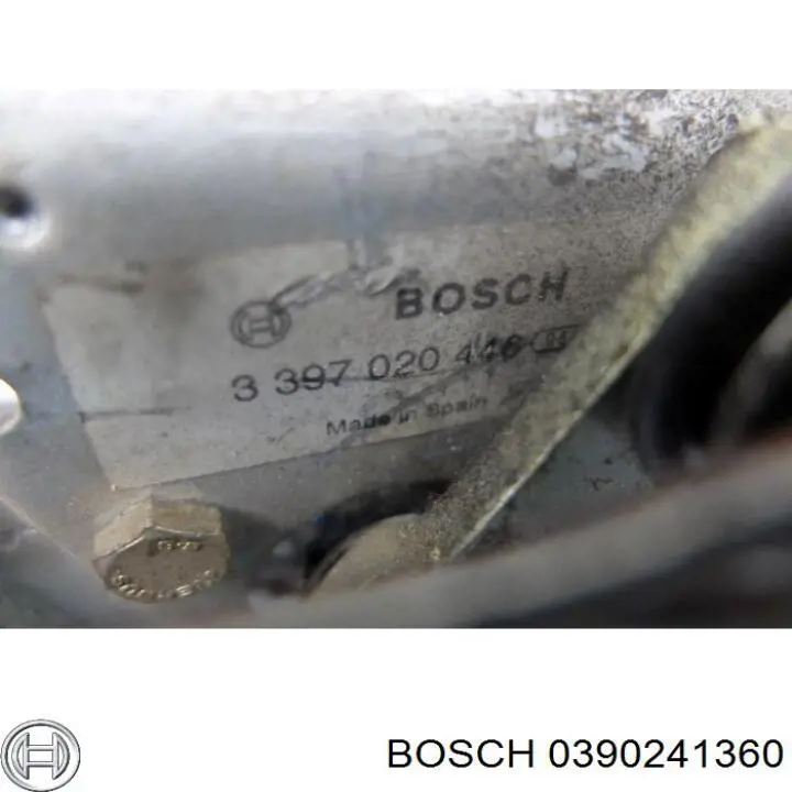 0390241360 Bosch motor del limpiaparabrisas del parabrisas