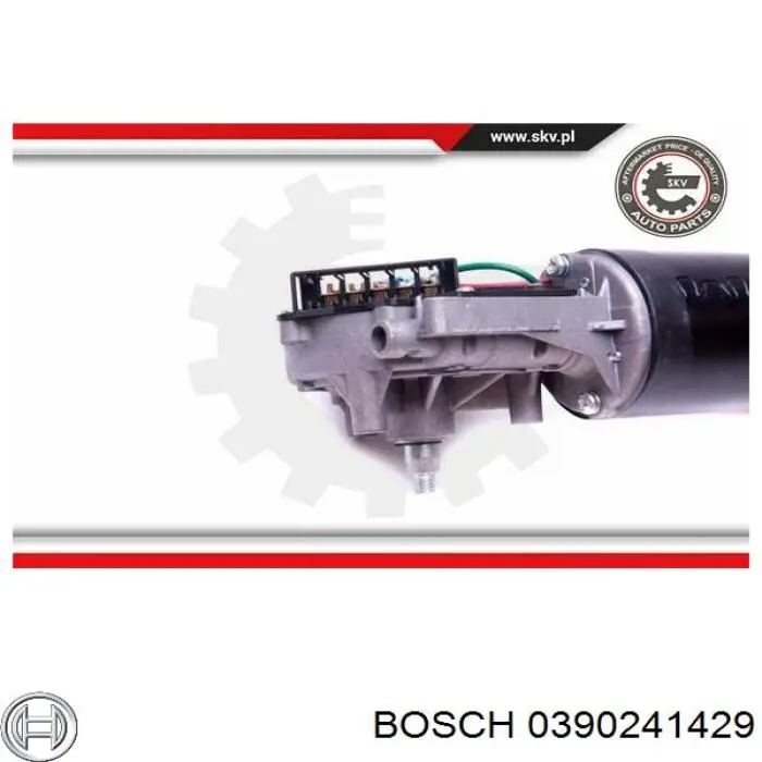 0390241429 Bosch motor del limpiaparabrisas del parabrisas