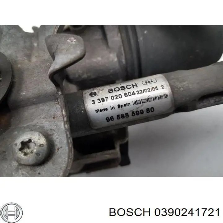 0390241721 Bosch motor del limpiaparabrisas del parabrisas