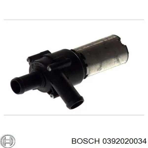 0392020034 Bosch bomba de agua, adicional eléctrico