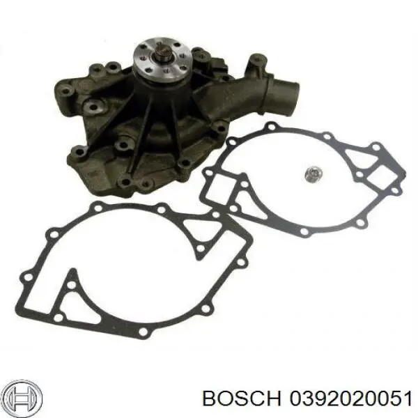 0392020051 Bosch bomba de agua, adicional eléctrico