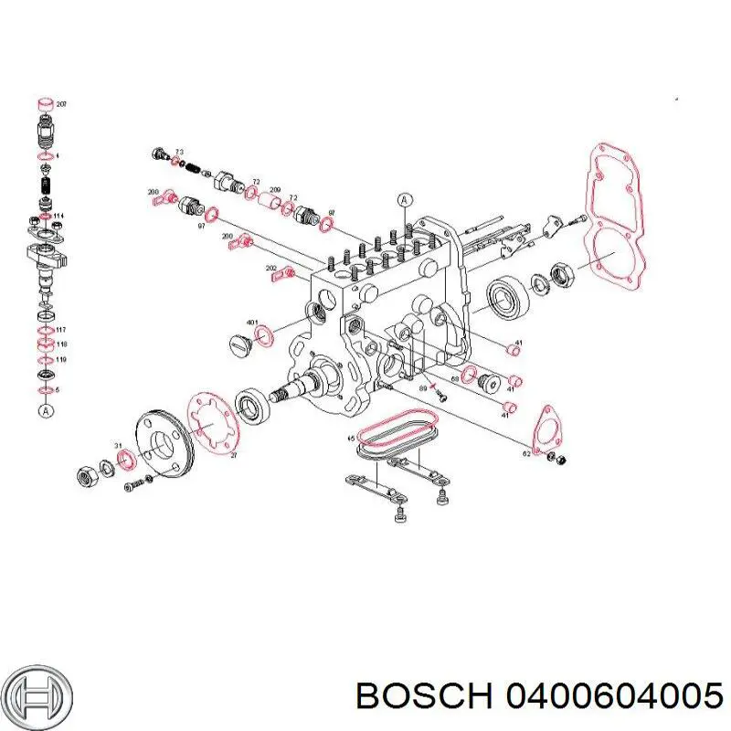 Bomba de alta presión Bosch 0400604005