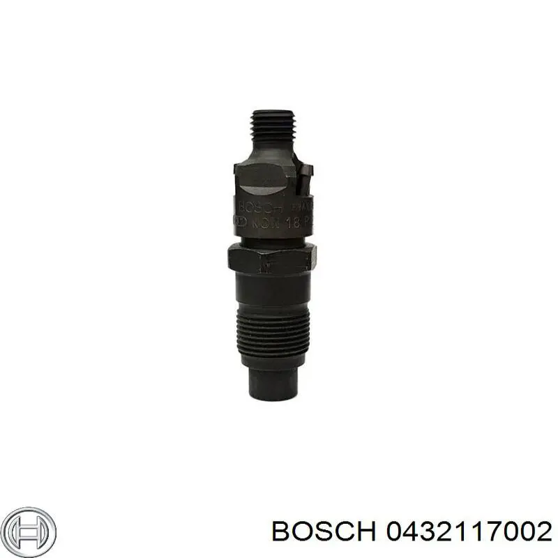 0 432 117 002 Bosch inyector de combustible