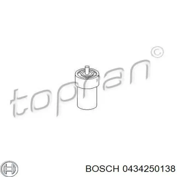 0 434 250 138 Bosch pulverizador inyector