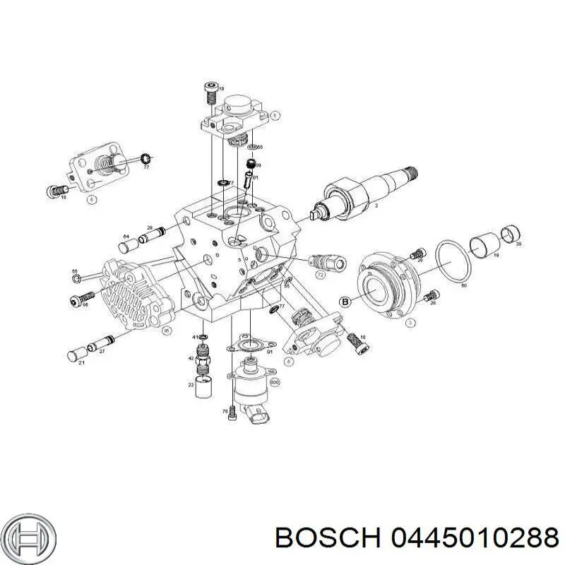 0445010288 Bosch bomba inyectora