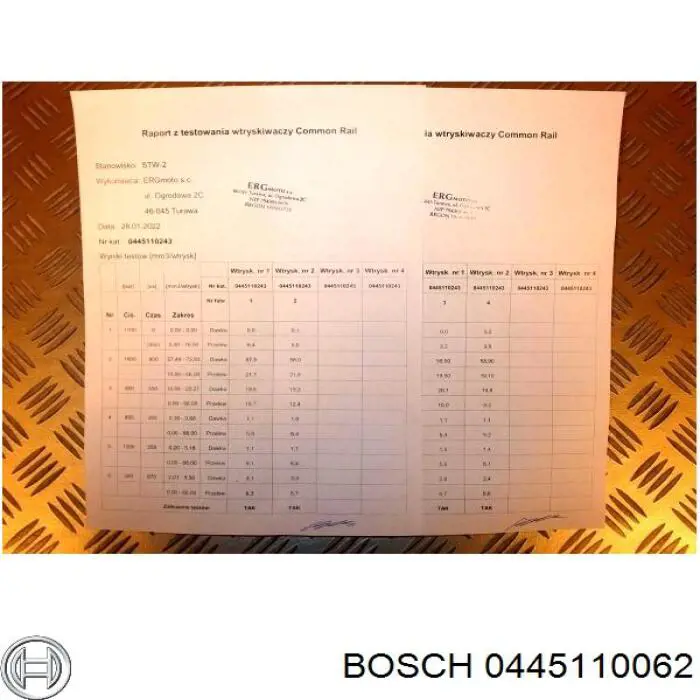 0445110062 Bosch inyector