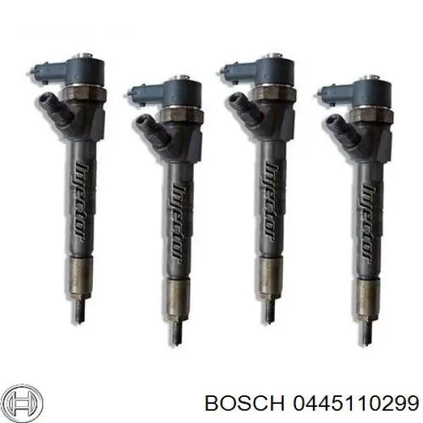 445110299 Bosch Inyector de combustible