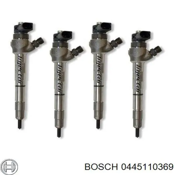 0445110369 Bosch inyector de combustible