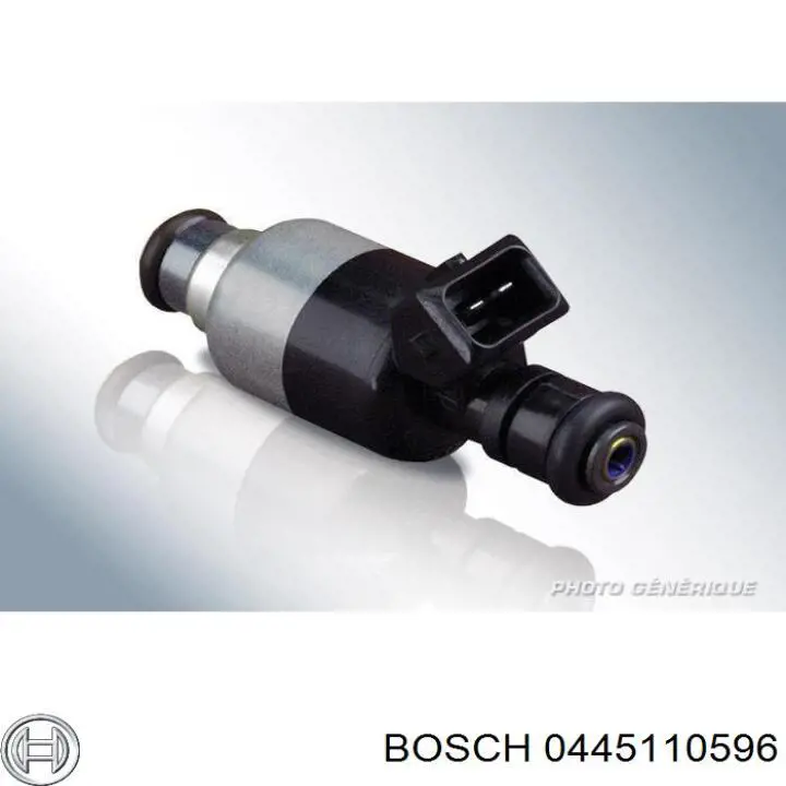 0445110596 Bosch inyector de combustible