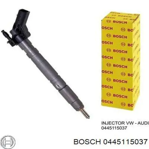 0445115037 Bosch inyector de combustible