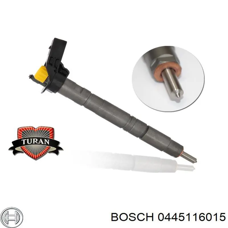 0445116015 Bosch Inyector de combustible