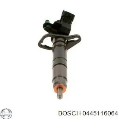 0445116064 Bosch inyector de combustible