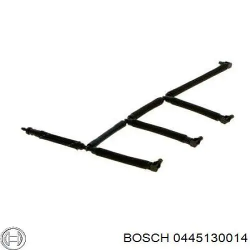 0 445 130 014 Bosch tubo de combustible atras de las boquillas