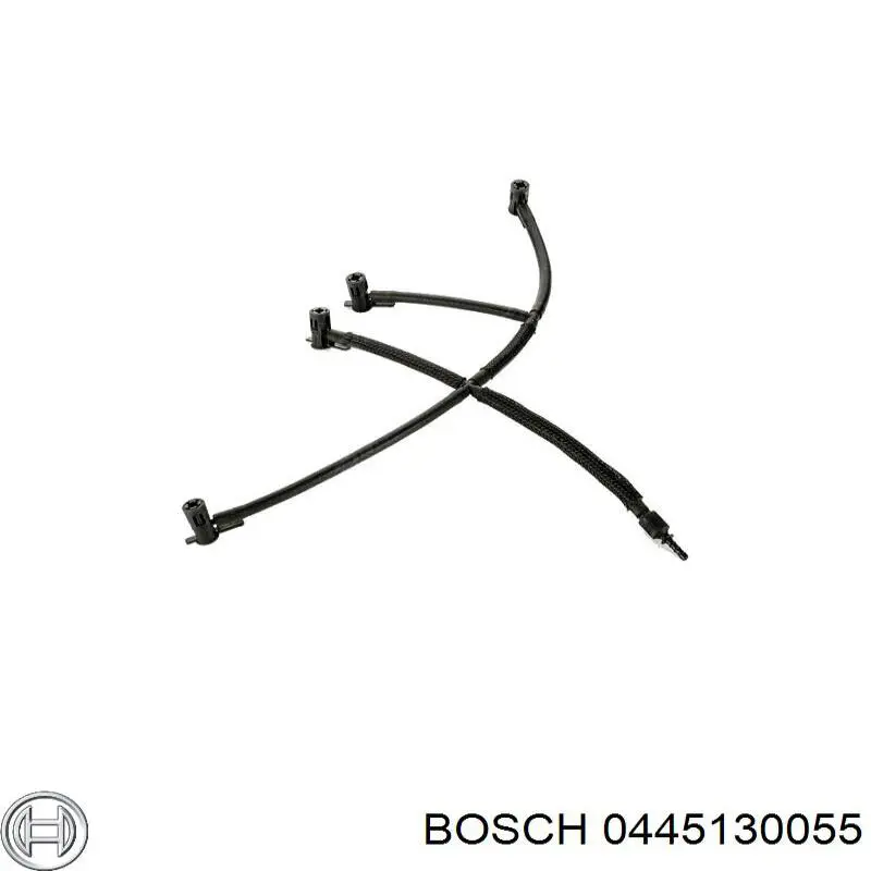 0445130055 Bosch tubo de combustible atras de las boquillas