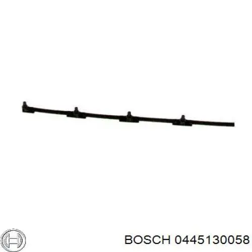 0445130058 Bosch tubo de combustible atras de las boquillas