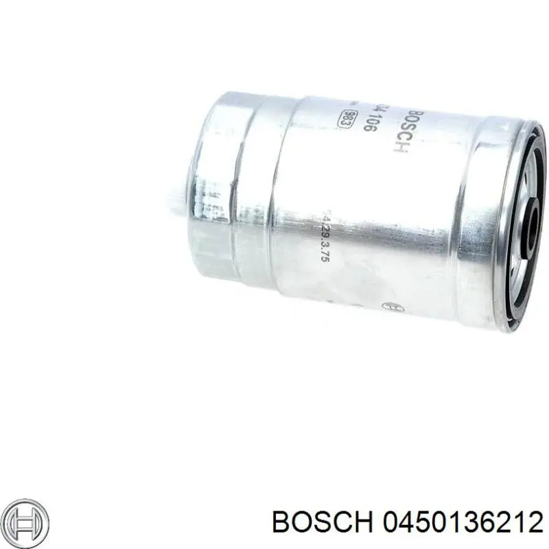 0450136212 Bosch filtro de combustible