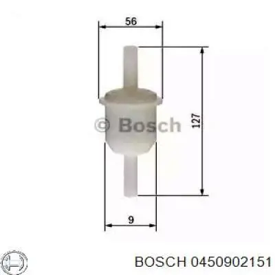 Filtro de combustible 0450902151 Bosch