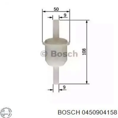 0 450 904 158 Bosch filtro de combustible
