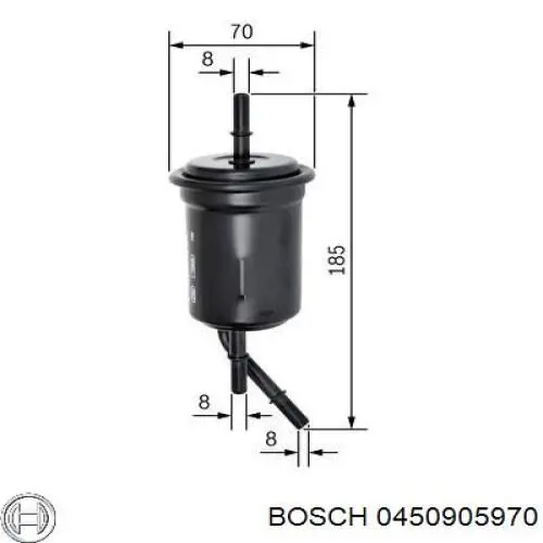 0450905970 Bosch filtro combustible