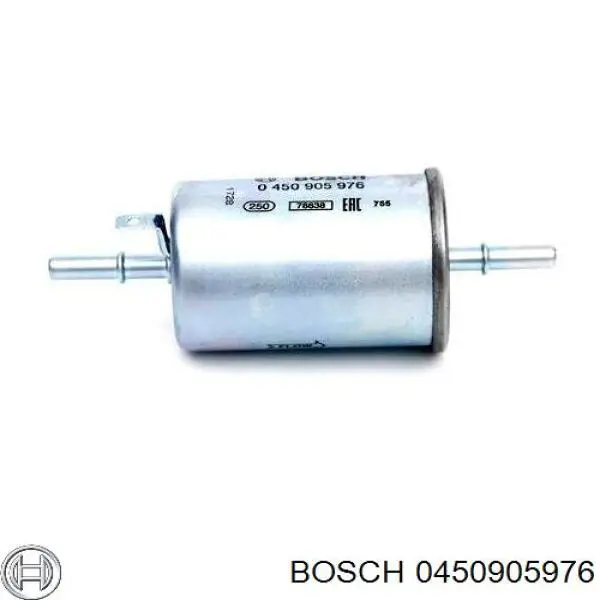 0 450 905 976 Bosch filtro de combustible