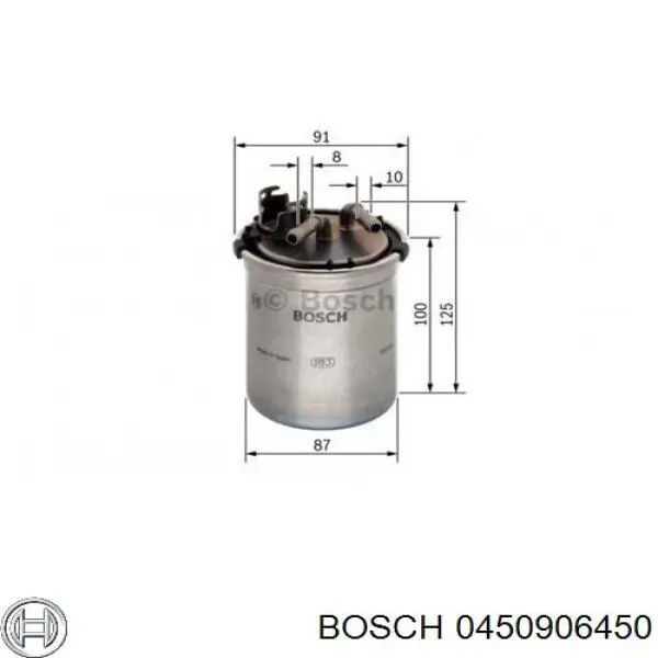 Filtro combustible Bosch 0450906450 precio, desde 18,71 EUR